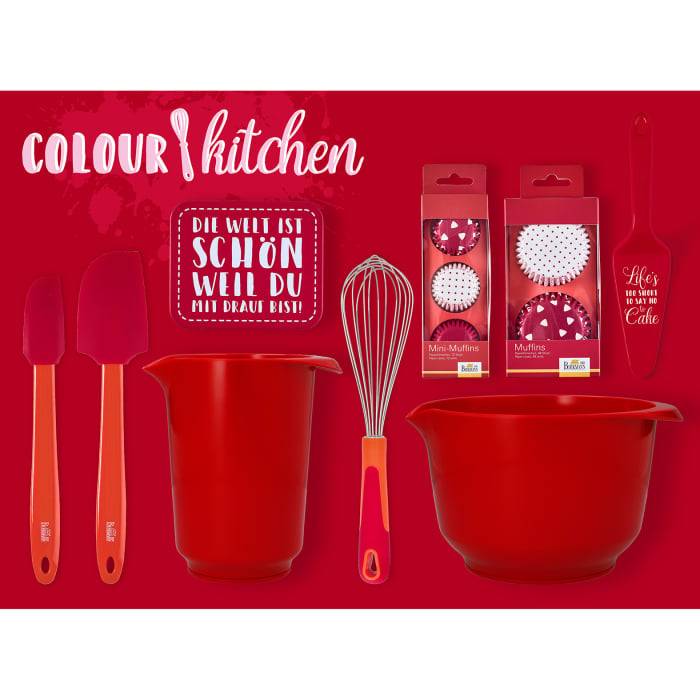 Rbv Birkmann TEIGSCHABER ROT | 29 CM COLOUR KITCHEN zollfrei