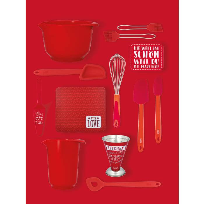 Rbv Birkmann TEIGSCHABER ROT | 29 CM COLOUR KITCHEN zollfrei
