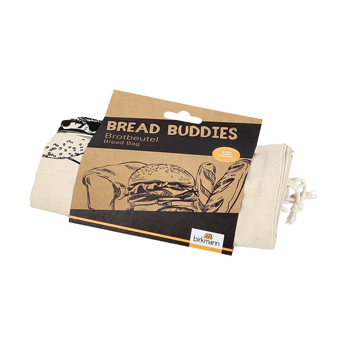 Rbv Birkmann BROTBEUTEL REINE BAUMWOLLE | 38 x 45 CM BREAD BUDDIES Auslauf