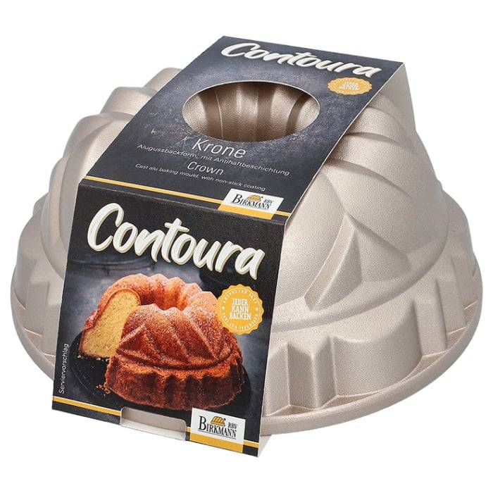Rbv Birkmann Aluguss-Gugelhupfform Krone | 24 CM | mit Antihaftbeschichtung,Contoura