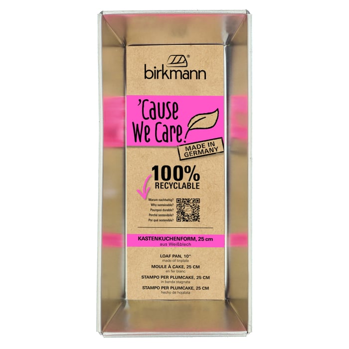 Rbv Birkmann Kastenkuchenform 25 cm ´Cause we care Meist gekauft