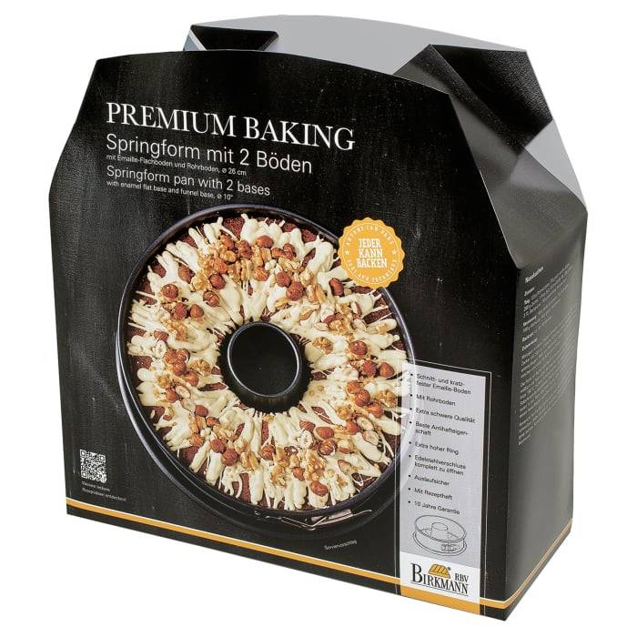 Rbv Birkmann SPRINGFORM MIT 2 BÖDEN Ø 26 CM PREMIUM BAKING