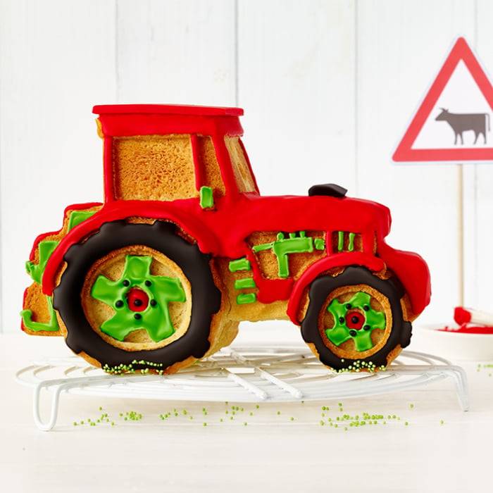 Rbv Birkmann VOLLBACKFORM KALLE | DER TRAKTOR | 24,5 x 10 CM SILIKON | ANTIHAFT Top Angebot