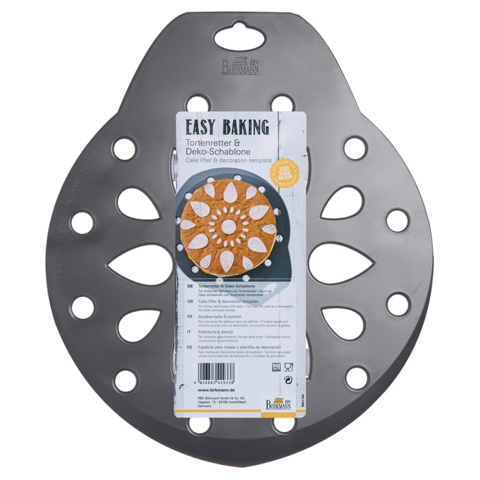 Rbv Birkmann TORTENRETTER & DEKORSCHABLONE Ø 28 CM EASY BAKING Exklusivangebot