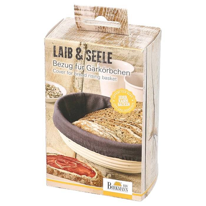 Rbv Birkmann BEZUG FÜR GÄRKÖRBCHEN OVAL 24,5 CM LAIB & SEELE Heißer Verkauf