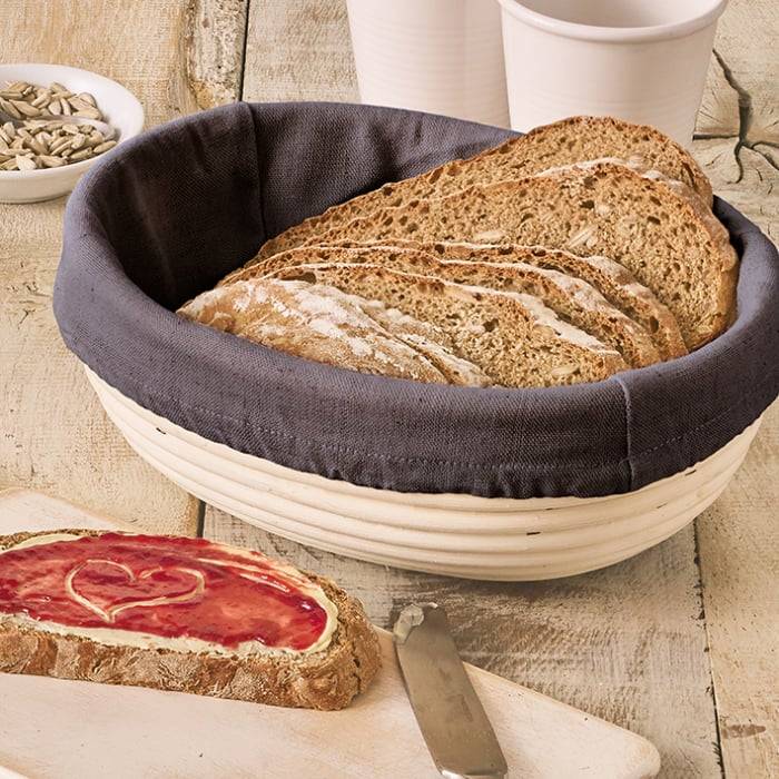 Rbv Birkmann BEZUG FÜR GÄRKÖRBCHEN OVAL 24,5 CM LAIB & SEELE Heißer Verkauf
