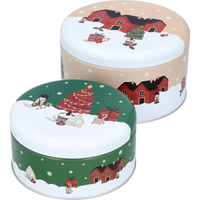 Rbv Birkmann Gebäckdosen-Set Nordic Christmas Klein Bis zu 60% Rabatt