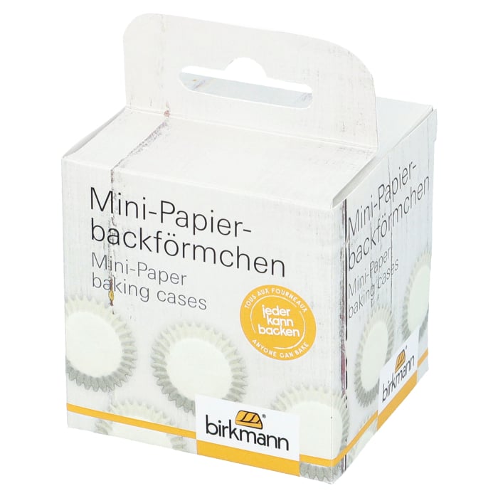 Rbv Birkmann MINI-PAPIERBACKFÖRMCHEN WEIß | Ø 4,5 CM | 2,5 CM HOCH