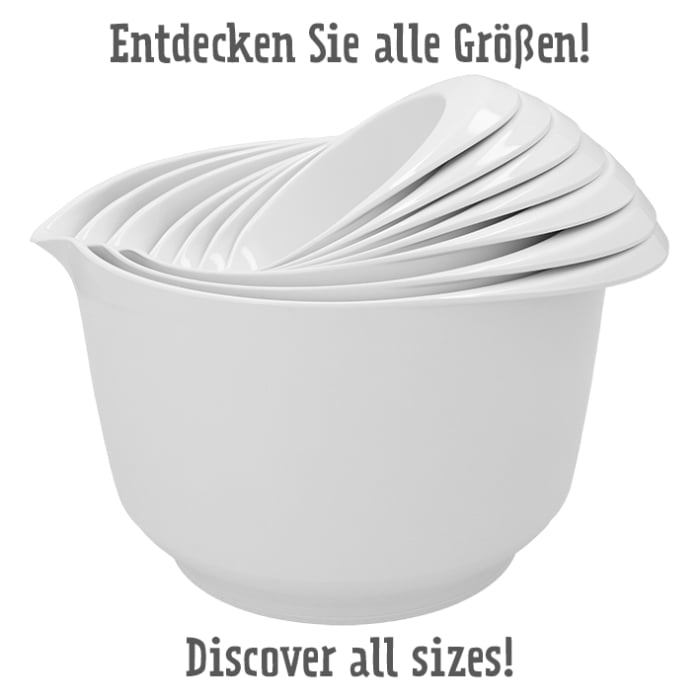 Rbv Birkmann RÜHR- UND SERVIERSCHÜSSEL | 0,5 L MELAMIN | WEISS Kostenloser Versand international