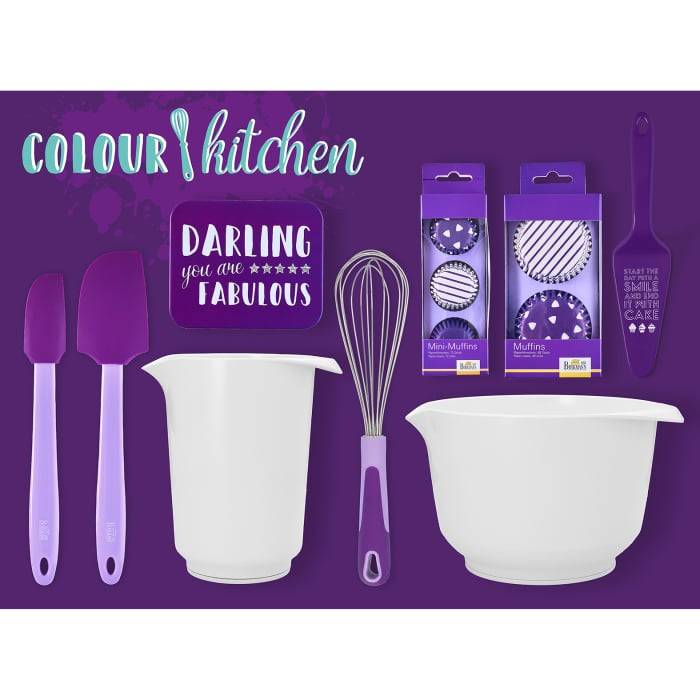 Rbv Birkmann MINI-TEIGSCHABER LILA | 27 CM COLOUR KITCHEN Black Friday Preise