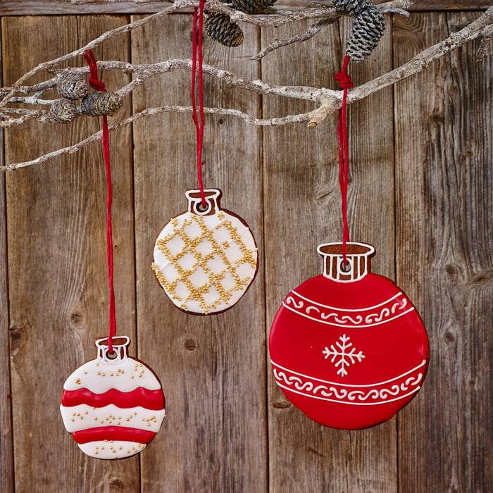 Rbv Birkmann PLÄTZCHEN - AUSSTECHFORM CHRISTBAUMKUGEL EDELSTAHL | MIT INNENPRÄGUNG | 6,5 CM Letzte 3 Tage