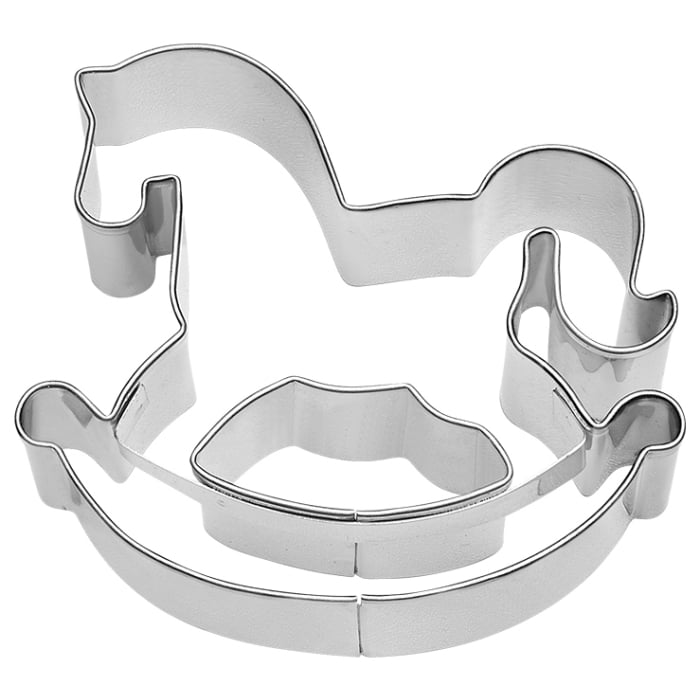 Rbv Birkmann AUSSTECHFORM SCHAUKELPFERD EDELSTAHL | 7 CM 50% Rabatt mit kostenlosem Versand