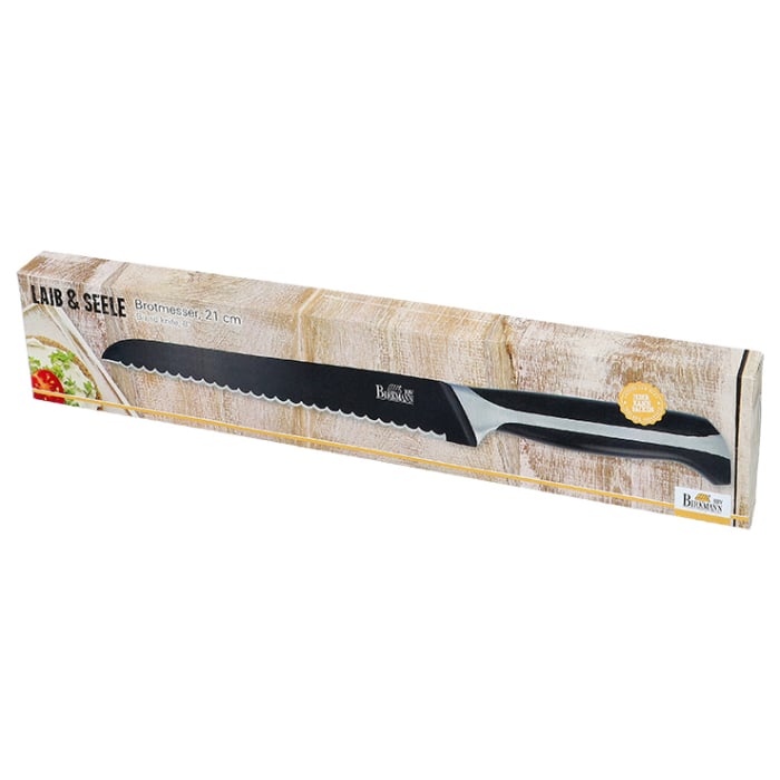 Rbv Birkmann BROTMESSER | 21 CM AUS SCHWARZEM EDELSTAHL LAIB & SEELE Fabrikverkauf