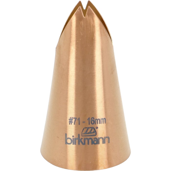 Rbv Birkmann Blatttülle Nr. 71 Edelstahl | Ø 16 mm kupferfarben