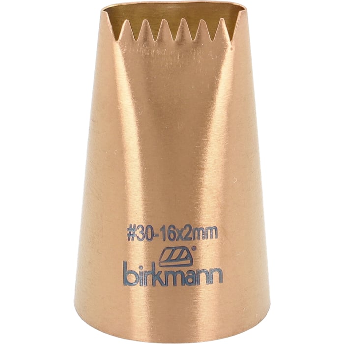 Rbv Birkmann Sternbandtülle Nr. 30 Edelstahl | 16 x 2 mm kupferfarben