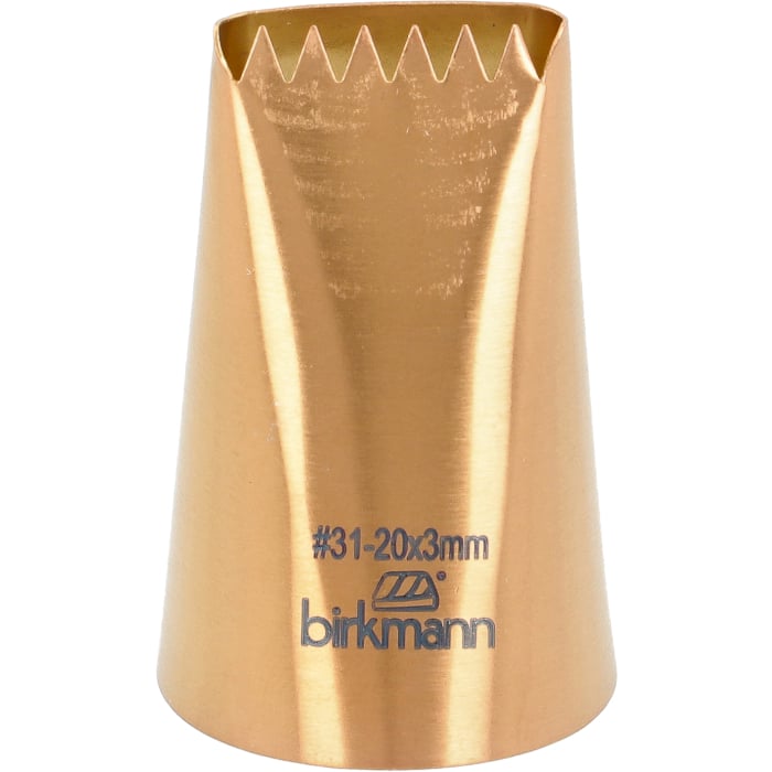 Rbv Birkmann Sternbandtülle Nr. 31 Edelstahl | 20 x 3 mm kupferfarben