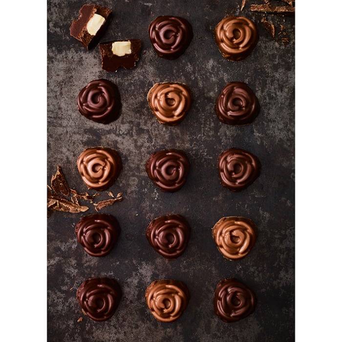 Rbv Birkmann PRALINENFORM ROSE 2-TLG. CHOCOLATERIE Auslauf