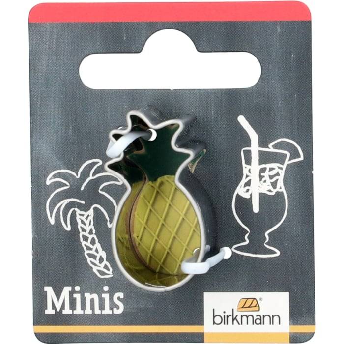 Rbv Birkmann Mini-Ausstechform Ananas Edelstahl | 3 cm