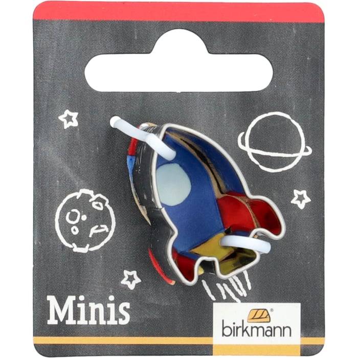 Rbv Birkmann Mini-Ausstechform Rakete Edelstahl | 2,7 cm