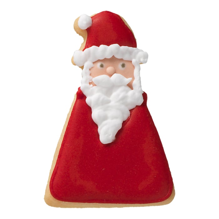 Rbv Birkmann PLÄTZCHEN - AUSSTECHFORM WEIHNACHTSMANN | GEOMETRISCH EDELSTAHL | MIT INNENPRÄGUNG | 6,5 CM Lagerräumung