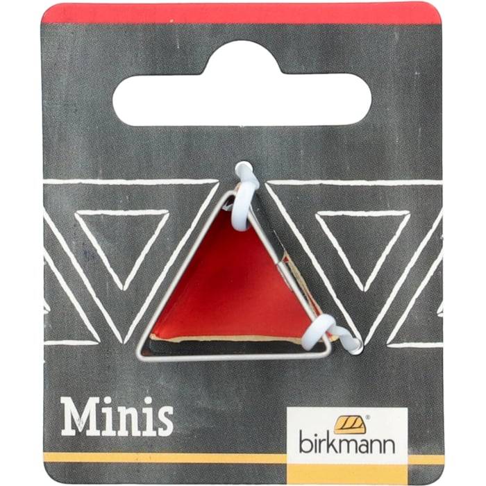 Rbv Birkmann Mini-Ausstechform Dreieck Edelstahl | 2,4 cm
