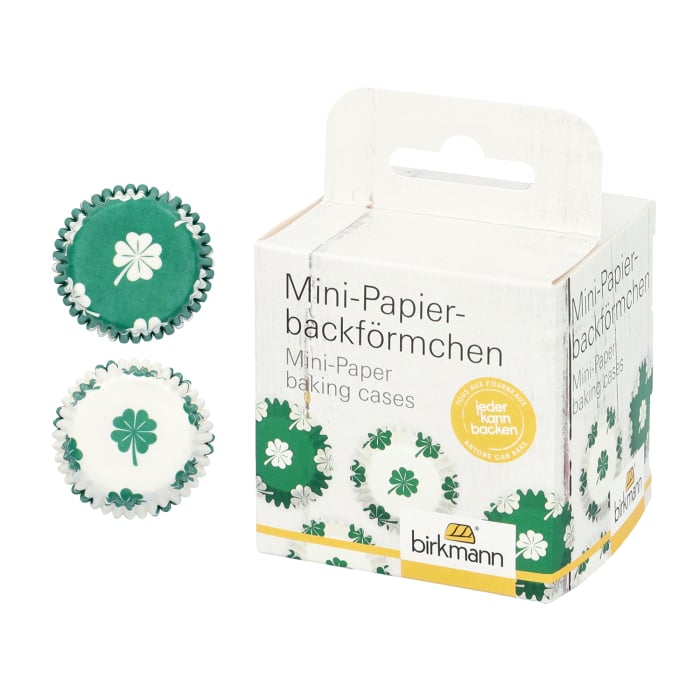 Rbv Birkmann MINI-PAPIERBACKFÖRMCHEN GLÜCK | Ø 4,5 CM | 2,5 CM HOCH
