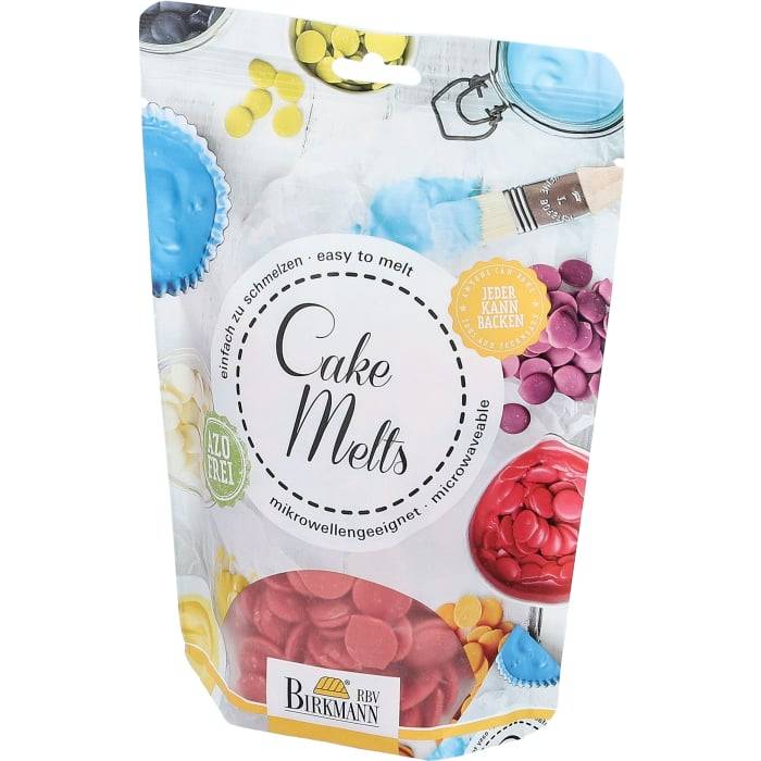 Rbv Birkmann CAKEMELTS | ROT | 250 G BEUTEL