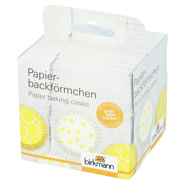 Rbv Birkmann PAPIERBACKFÖRMCHEN GELB | Ø 7 CM | 3 CM HOCH COLOUR KITCHEN Nur für heute