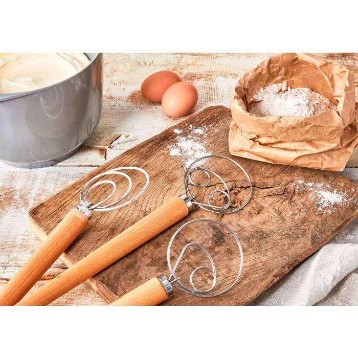 Rbv Birkmann Teigrührer mit zwei Schlaufen Dänischer Schneebesen | 34 cm Laib & Seele Sonderangebot der Fabrik