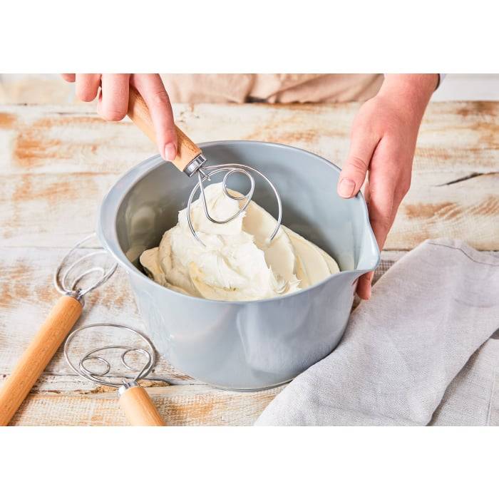 Rbv Birkmann Teigrührer mit zwei Schlaufen Dänischer Schneebesen | 34 cm Laib & Seele Sonderangebot der Fabrik