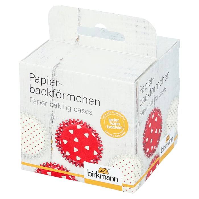 Rbv Birkmann PAPIERBACKFÖRMCHEN | ROT | Ø 7 CM | 3 CM HOCH COLOUR KITCHEN Black Friday Preise