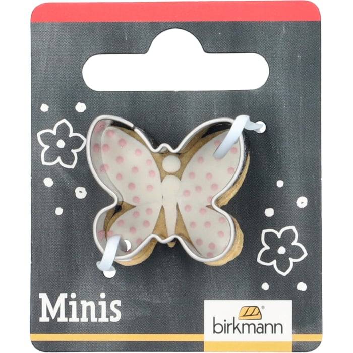 Rbv Birkmann Mini-Ausstechform Schmetterling Edelstahl | 2,6 cm