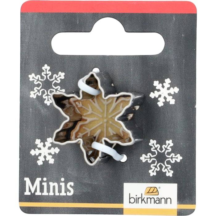 Rbv Birkmann Mini-Ausstechform Schneeflocke Edelstahl | 2,2 cm