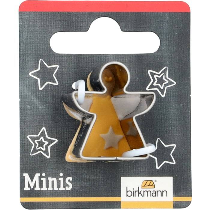 Rbv Birkmann Mini-Ausstechform Engel Edelstahl | 2,7 cm