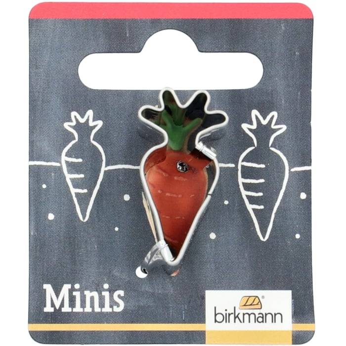 Rbv Birkmann Mini-Ausstechform Möhre Edelstahl | 3 cm