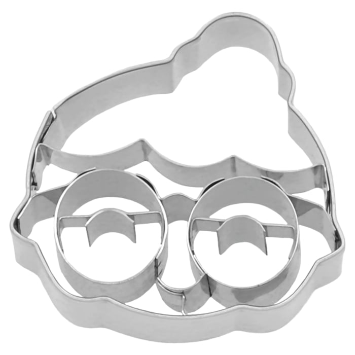 Rbv Birkmann AUSSTECHFORM MRS. CLAUS | KOPF | EDELSTAHL | MIT INNENPRÄGUNG | 5 CM AUSSTECHFORMEN
