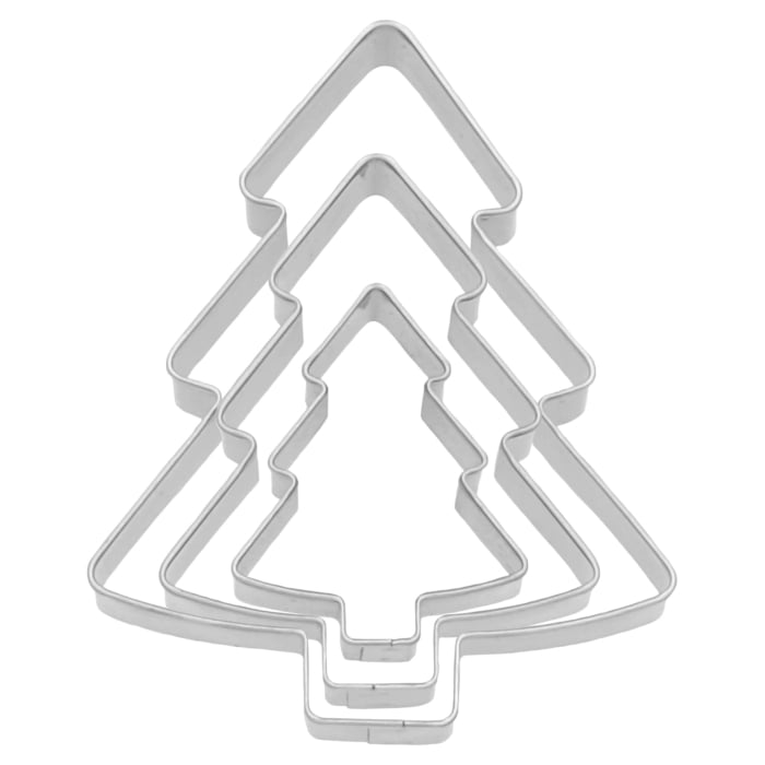 Rbv Birkmann AUSSTECHFORMEN | TERRASSE | TANNENBAUM EDELSTAHL | 4; 6; 8 CM AUSSTECHFORMEN im Angebot