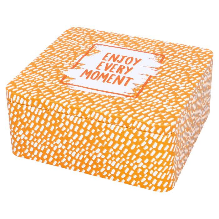 Rbv Birkmann GESCHENKBOX ENJOY EVERY MOMENT | ORANGE | 21 x 19 CM COLOUR KITCHEN