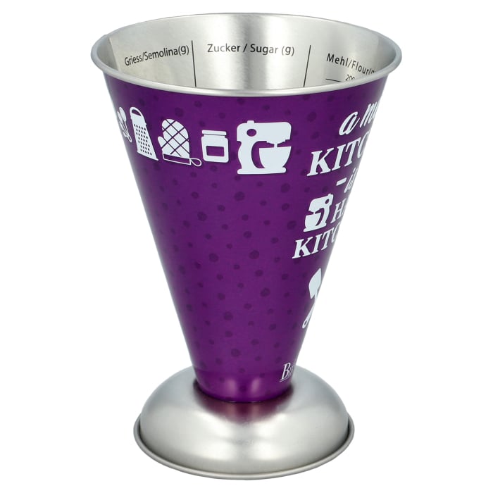 Rbv Birkmann MESSBECHER | LILA A MESSY KITCHEN IS A HAPPY KITCHEN COLOUR KITCHEN Blitzangebot