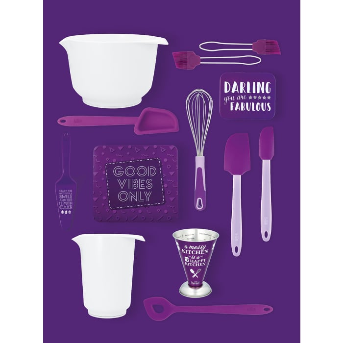 Rbv Birkmann SILIKONPINSEL | GROß LILA | 21 x 4 CM COLOUR KITCHEN Riesige Ersparnisse