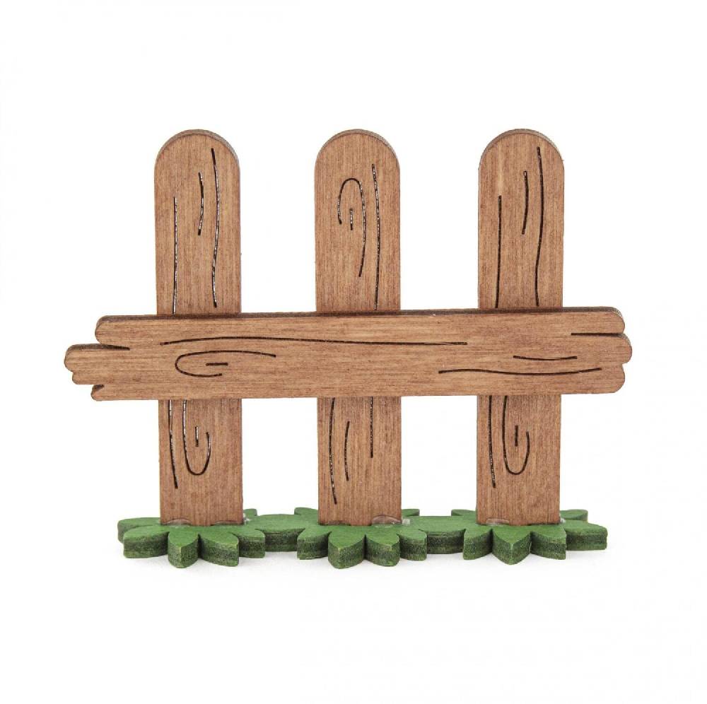 Rudolphs Schatzkiste Oster Zubehör Gartenzaun klein BxH 7,5x6cm
