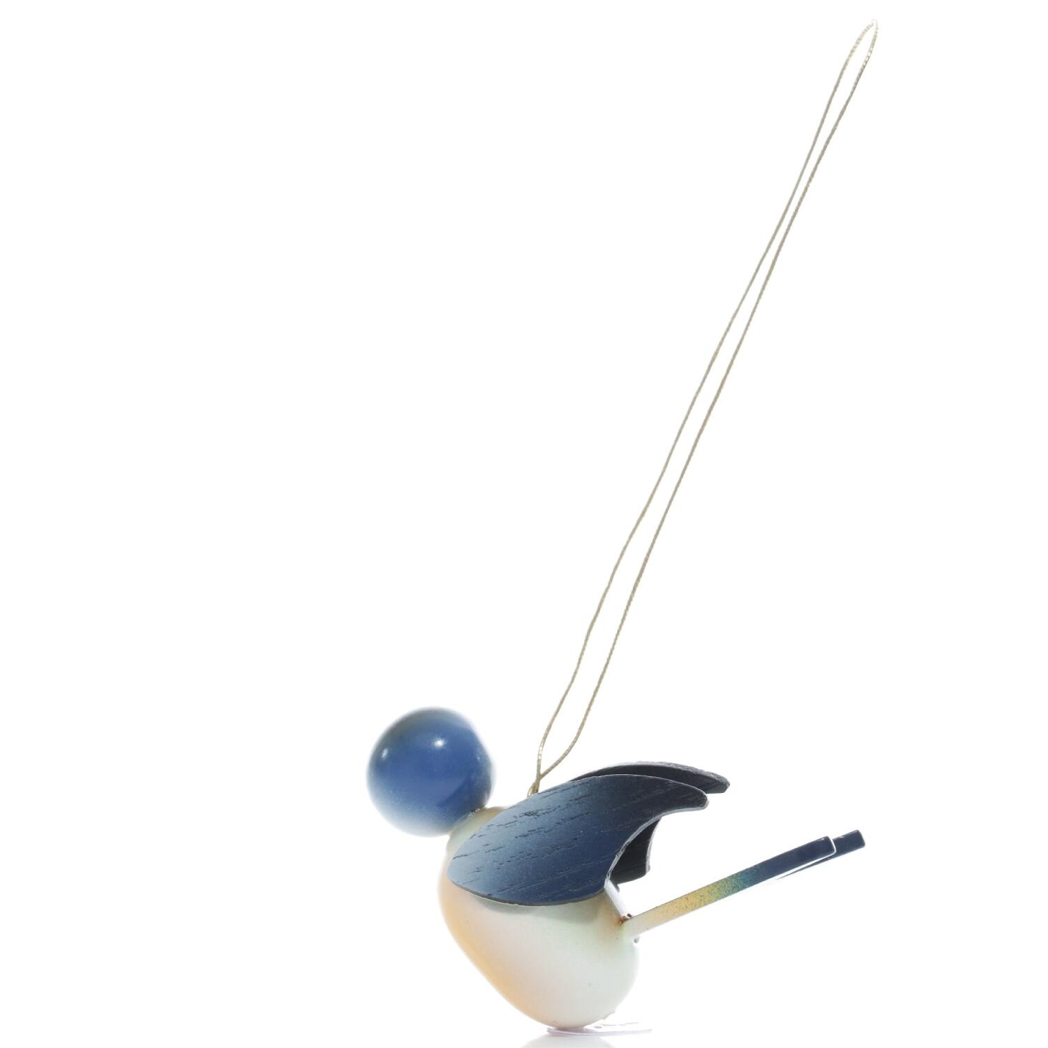 Rudolphs Schatzkiste Strauchbehang - Singvogel Blaumeise zum hängen - HxBxT 4x2x6cm Kostenlose Rückgabe
