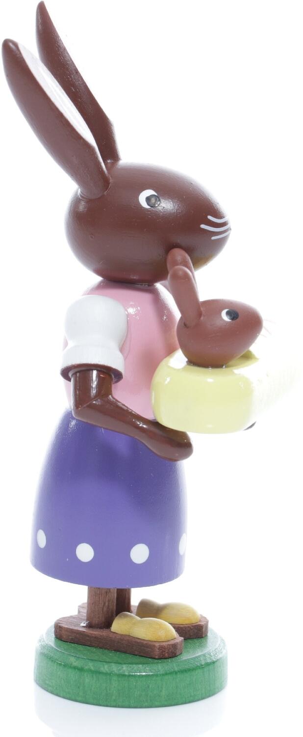 Rudolphs Schatzkiste Osterfigur - Osterhäsin mit Baby im Schlafsack - Höhe ca 9 cm Online