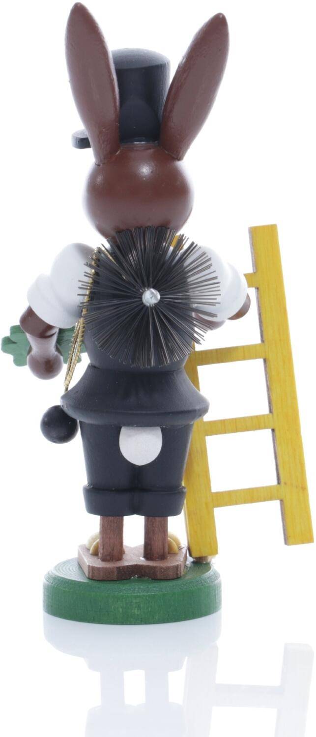 Rudolphs Schatzkiste Osterfigur - Osterhase Glücksbringer mit Kleeblatt und Leiter - Höhe ca 9 cm 50% Rabatt mit kostenlosem Versand