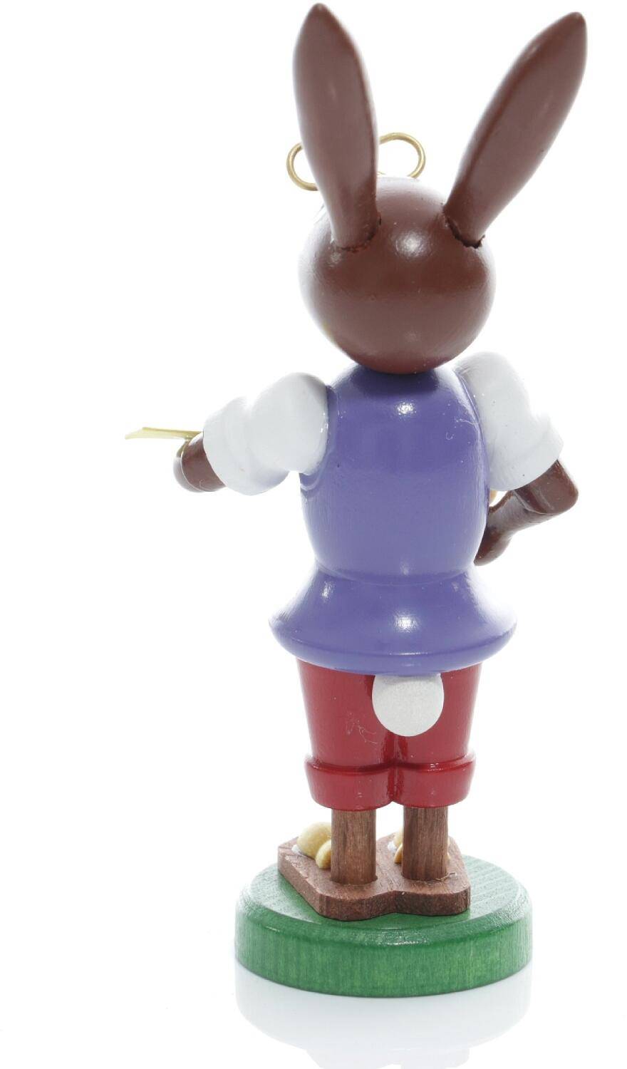 Rudolphs Schatzkiste Osterfigur - Osterhase Opa mit Pfeife und Rentenbescheid - Höhe ca 9 cm Kostenloser Versand international