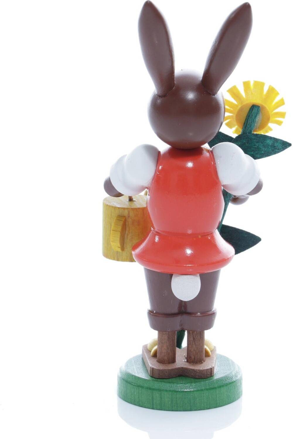Rudolphs Schatzkiste Osterfigur - Osterhase Gärtner mit Sonnenblume mit Gießkanne - Höhe ca 9 cm Begrenzt auf 3 Tage