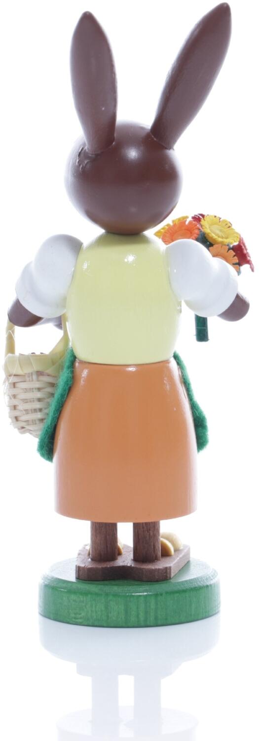 Rudolphs Schatzkiste Osterfigur - Osterhäsin Gärtnerin mit Korb und Blumenstrauß - Höhe ca 9 cm Black Friday Preise