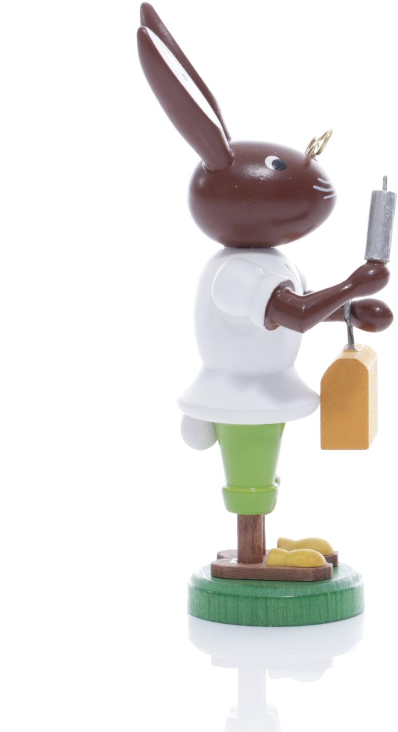 Rudolphs Schatzkiste Osterfigur - Osterhase Hase Doktor mit Tasche und Spritze - Höhe ca 9 cm Im Verkauf