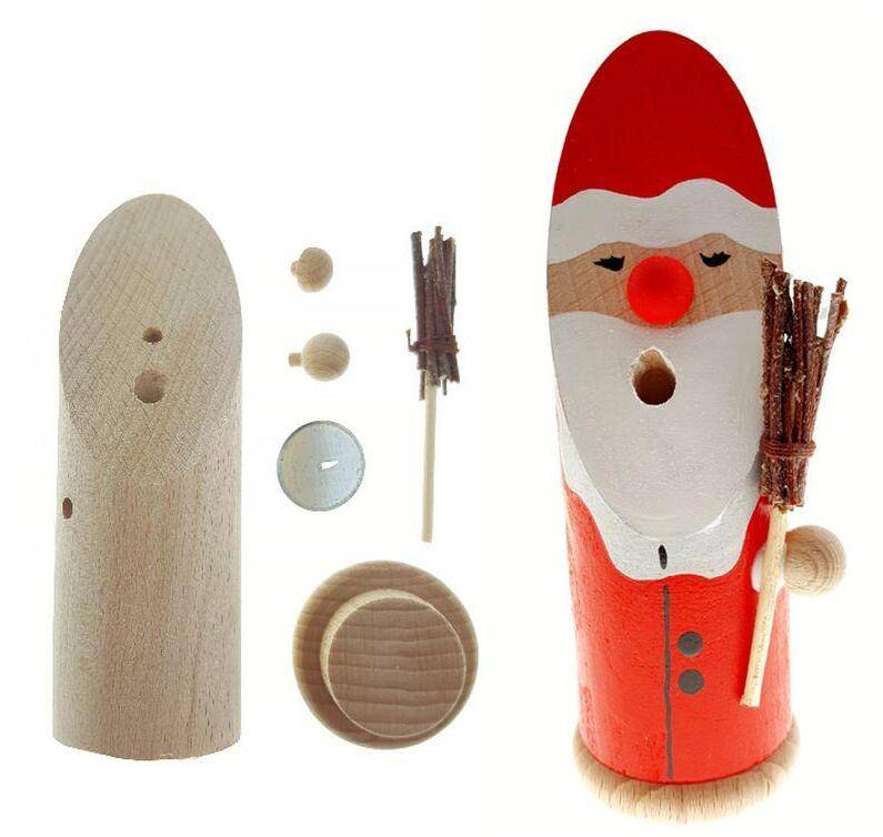 Rudolphs Schatzkiste Räuchermann Bastelset Weihnachtmann BxHxT 5x13x5cm Kauf eins, bekomm eins gratis