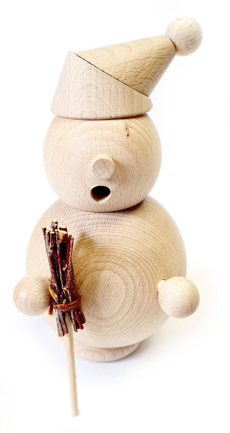 Rudolphs Schatzkiste Räuchermann Bastelset Weihnachtmann BxHxT 8,5x13x8,5cm